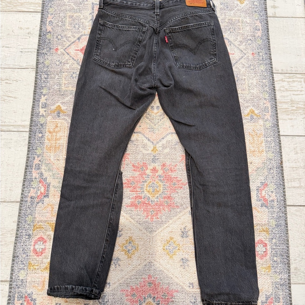 Levi's Dark Gray Straight Jeans